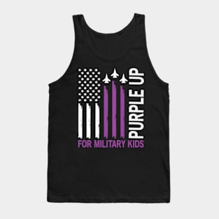 Purple Up For Military Adul Tank Top